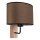 Wall lamp MERCEDES 1xE27/25W/230V brown/oak