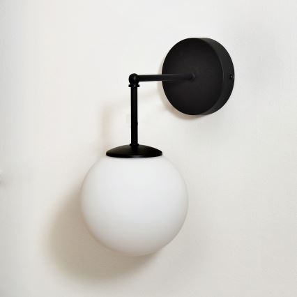 Wall lamp MOON 1xE27/15W/230V black
