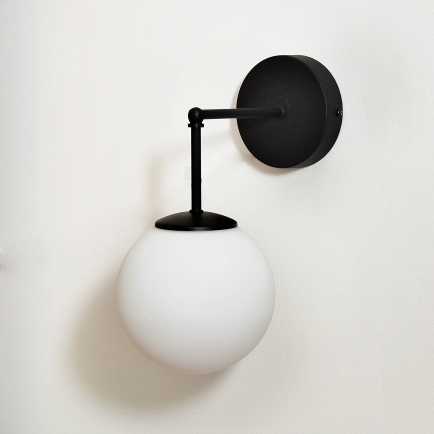 Wall lamp MOON 1xE27/15W/230V black