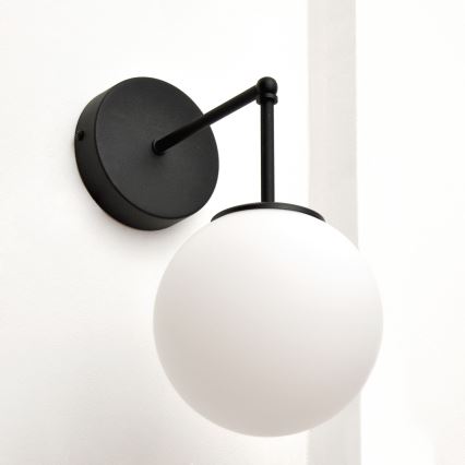 Wall lamp MOON 1xE27/15W/230V black