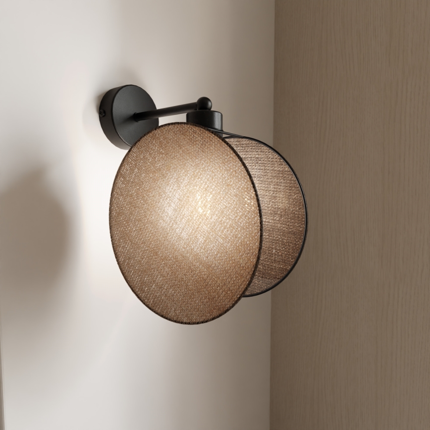 Wall lamp MOTIF 1xE14/10W/230V beige