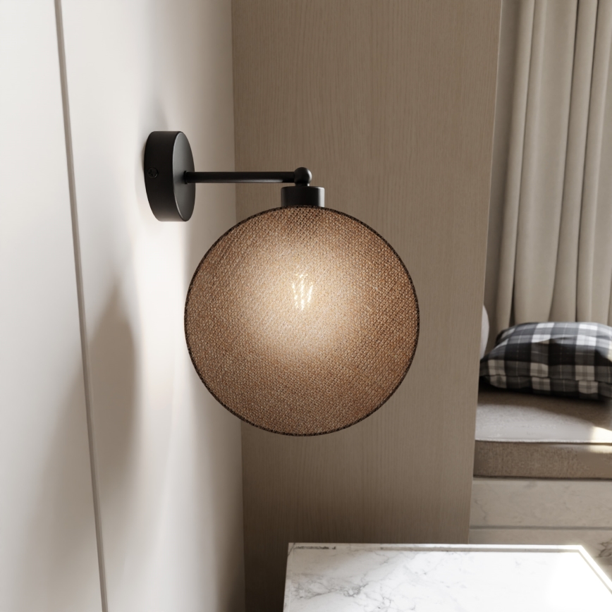 Wall lamp MOTIF 1xE14/10W/230V beige