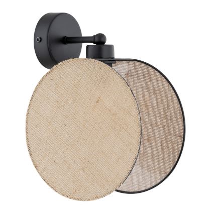 Wall lamp MOTIF 1xE14/10W/230V beige