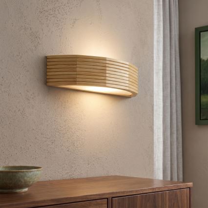 Wall lamp NATURAL MODERN 1xE27/15W/230V pine