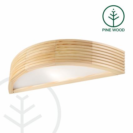 Wall lamp NATURAL MODERN 1xE27/15W/230V pine