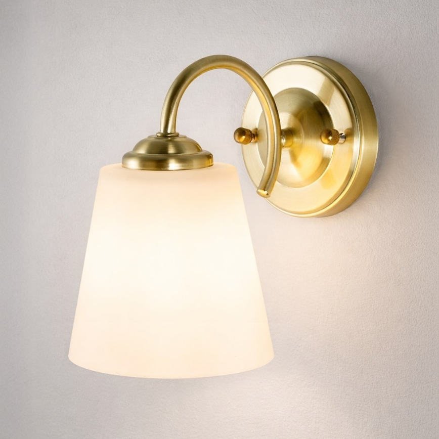 Wall lamp PAFOS 1xE27/15W/230V gold