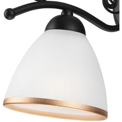Wall lamp RETRO II 1xE27/60W/230V black matte