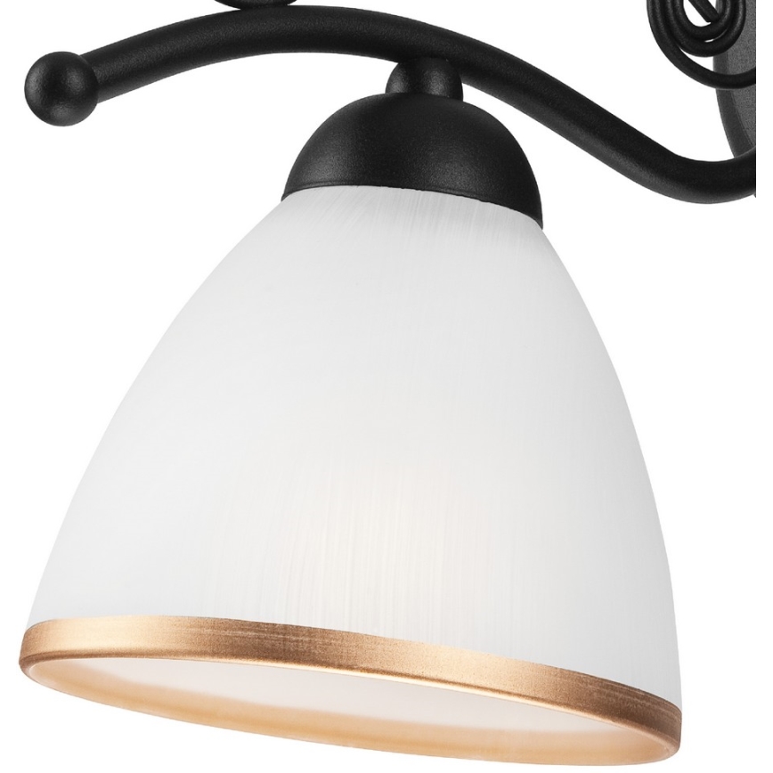 Wall lamp RETRO II 1xE27/60W/230V black matte