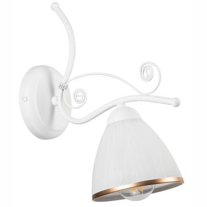 Wall lamp RETRO II 1xE27/60W/230V white