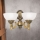 Wall lamp ROCCA 2xE27/60W/230V bronze/white