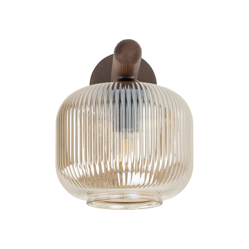 Wall lamp SALVIA 1xE14/10W/230V brown/smoky brown