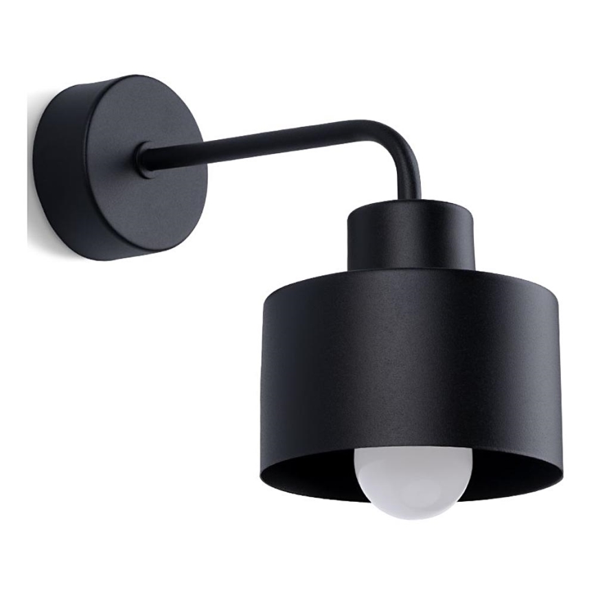 Wall lamp SAVAR 1xE27/60W/230V black