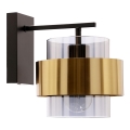 Wall lamp SPIEGA 1xE27/60W/230V gold/black