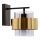 Wall lamp SPIEGA 1xE27/60W/230V gold/black
