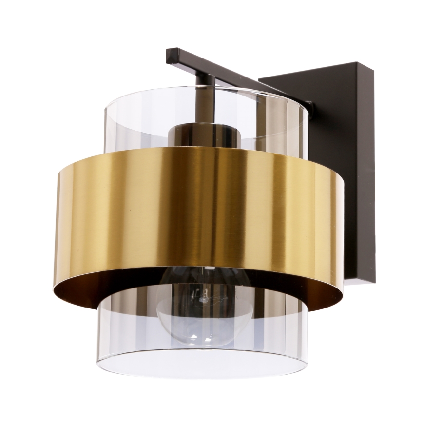 Wall lamp SPIEGA 1xE27/60W/230V gold/black