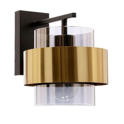 Wall lamp SPIEGA 1xE27/60W/230V gold/black