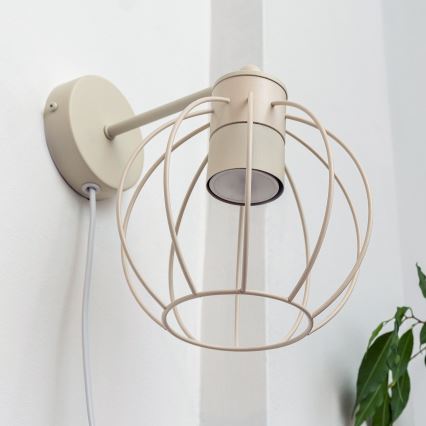 Wall lamp STARLIGHT 1xGU10/10W/230V cream