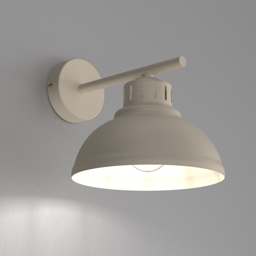 Wall lamp SVEN 1xE27/15W/230V beige