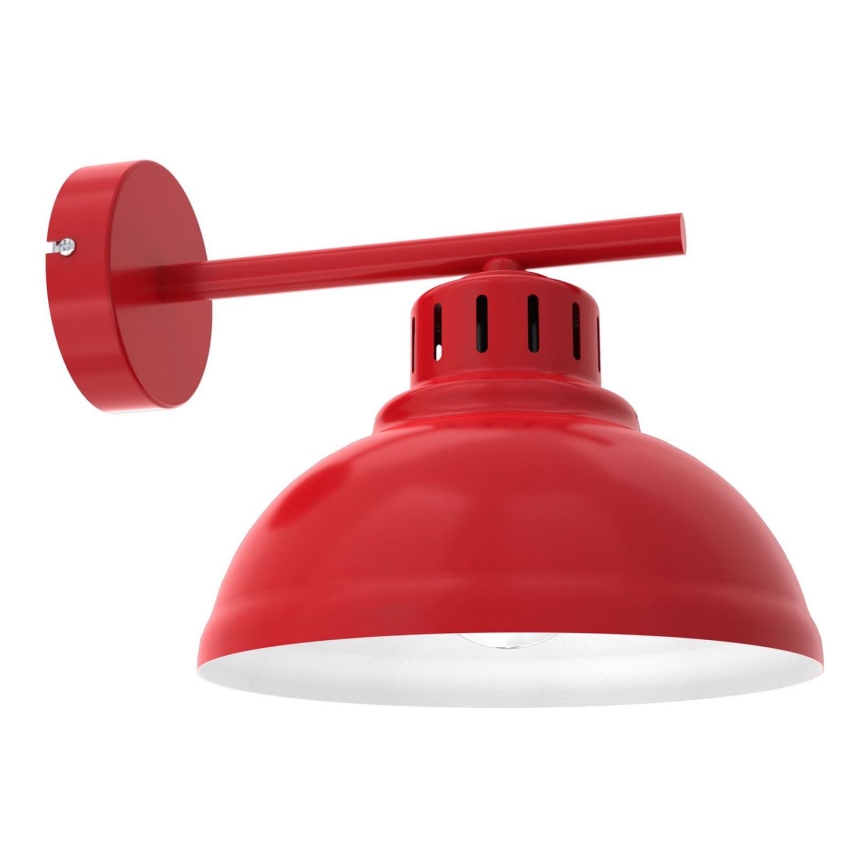 Wall lamp SVEN 1xE27/15W/230V red