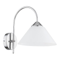 Wall lamp TAPER 1xE27/15W/230V shiny chrome
