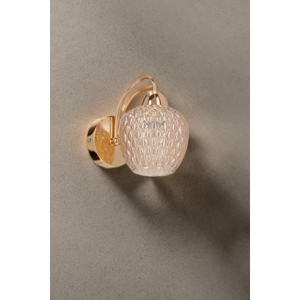 Wall lamp TOBIAS 1xE27/40W/230V rose gold