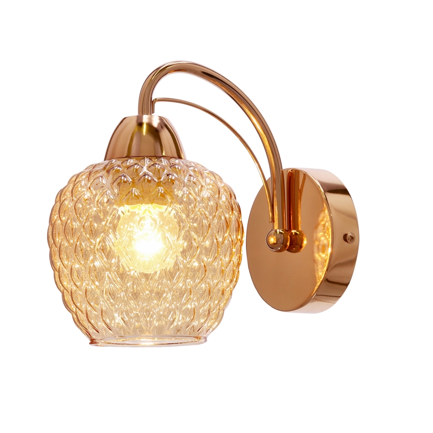 Wall lamp TOBIAS 1xE27/40W/230V rose gold
