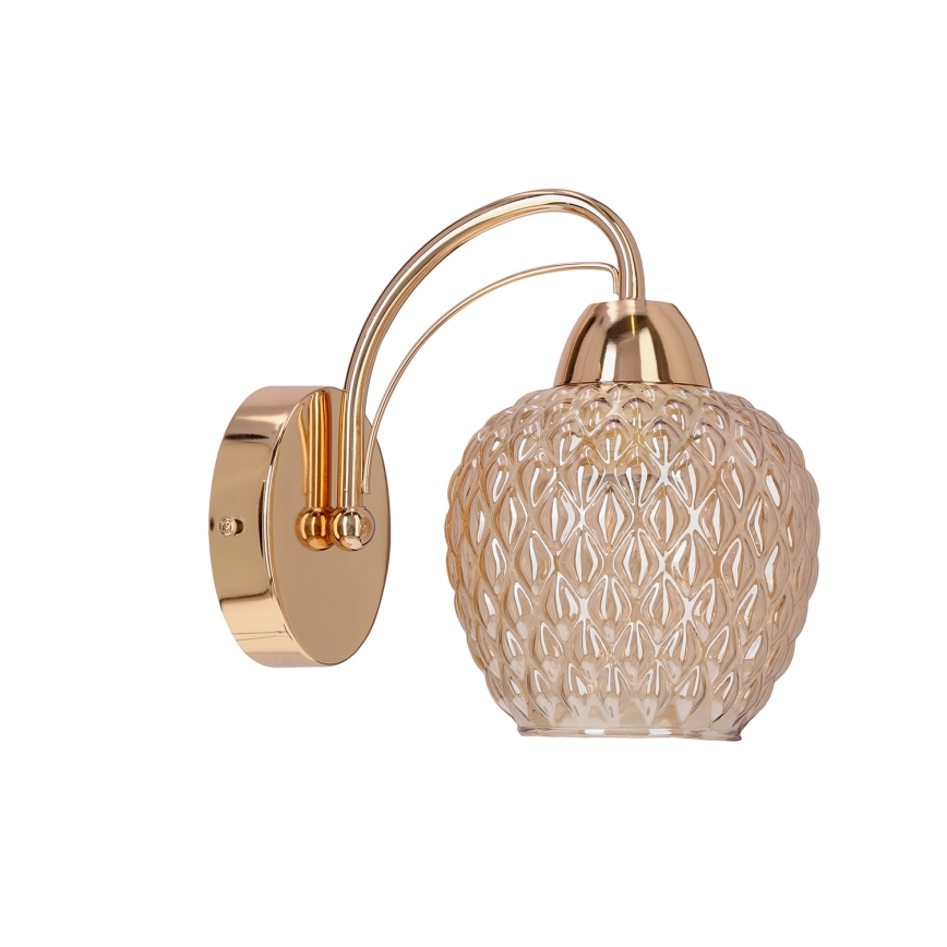 Wall lamp TOBIAS 1xE27/40W/230V rose gold