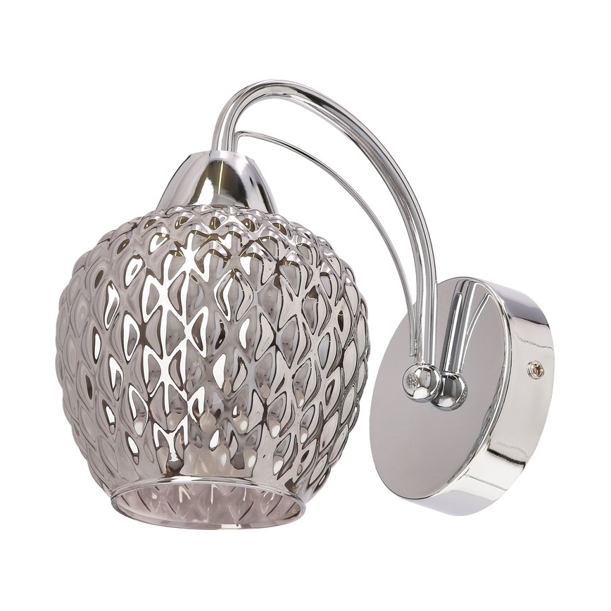 Wall lamp TOBIAS 1xE27/40W/230V shiny chrome