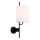 Wall lamp TOKYO 1xE27/40W/230V black/white