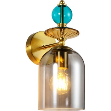 Wall lamp TROPEA 1xE27/15W/230V gold/blue/smoky beige/gray