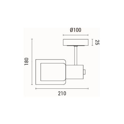 Wall light 1xE14/15W/230V