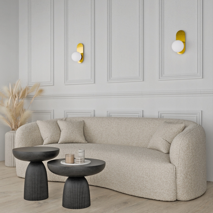 Wall light 1xE27/40W/230V gold/white