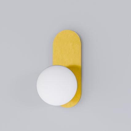 Wall light 1xE27/40W/230V gold/white