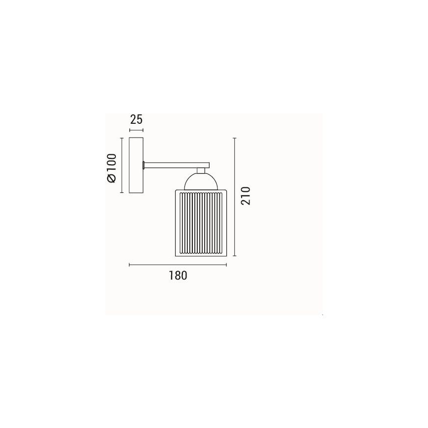 Wall light 1xE27/60W/230V