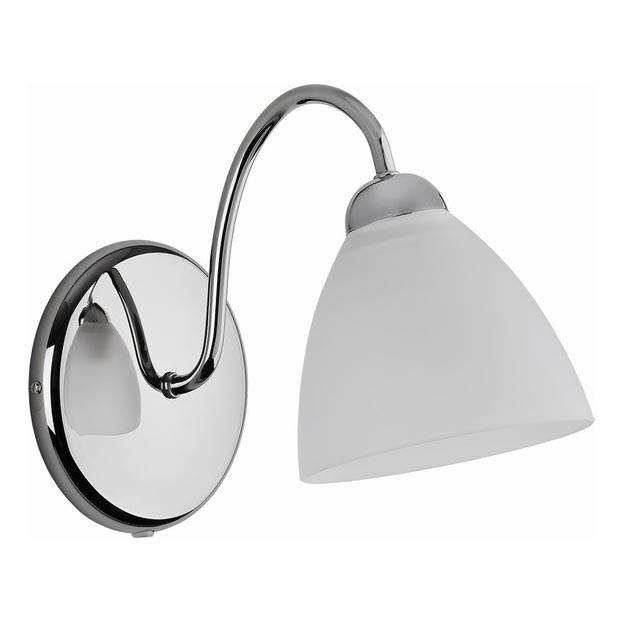 Wall light ARIEL 1xE27/15W/230V shiny chrome