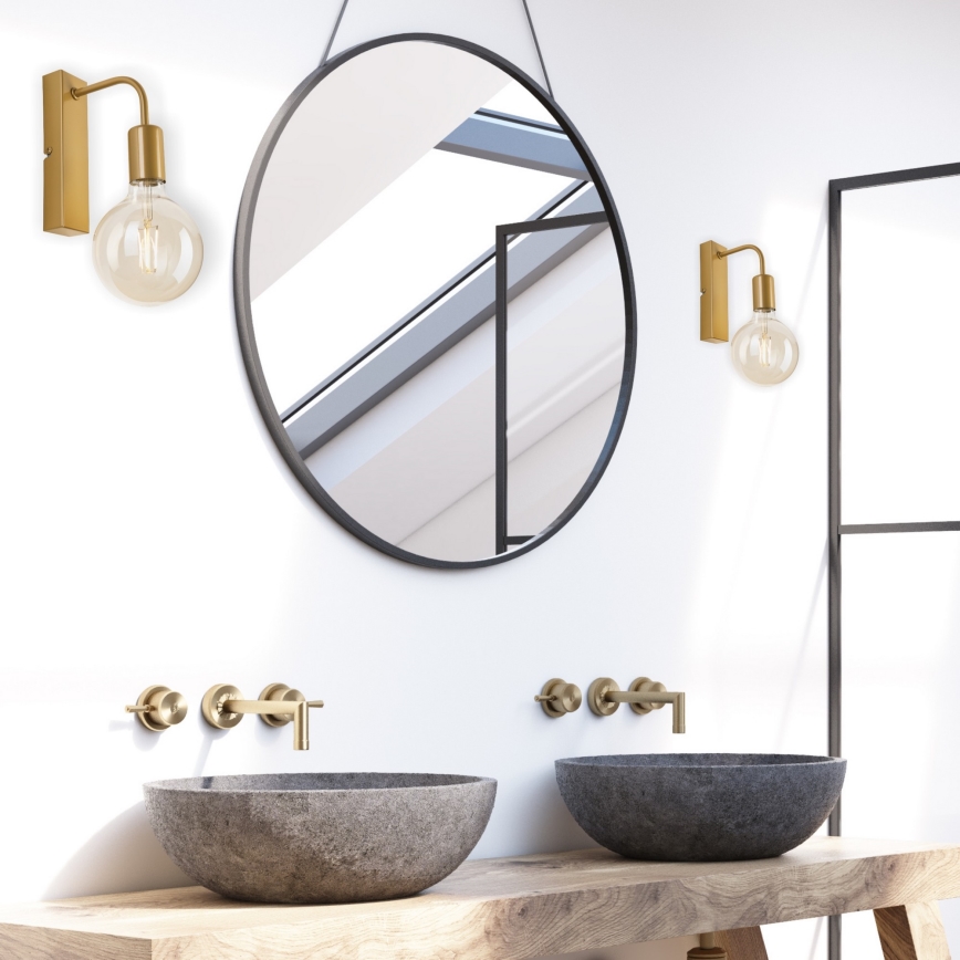 Wall light ASTRID 1xE27/60W/230V gold