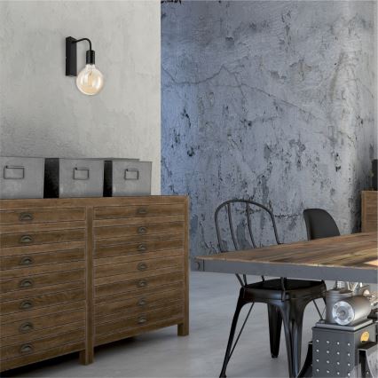 Wall light ASTRID 1xE27/60W/230V matte black
