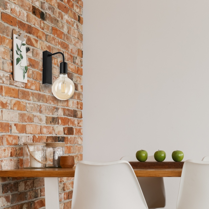 Wall light ASTRID 1xE27/60W/230V matte black