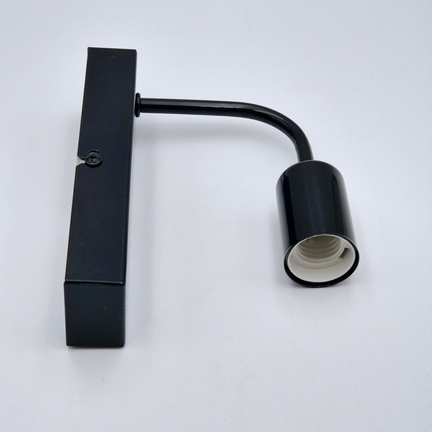 Wall light ASTRID 1xE27/60W/230V shiny black
