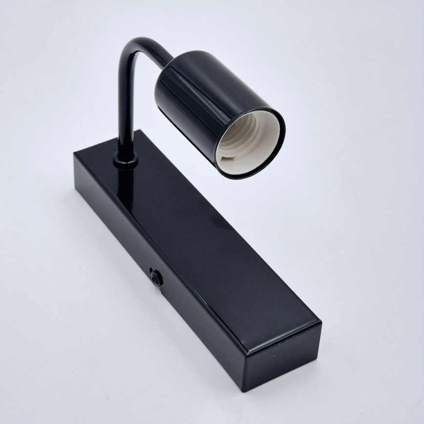 Wall light ASTRID 1xE27/60W/230V shiny black