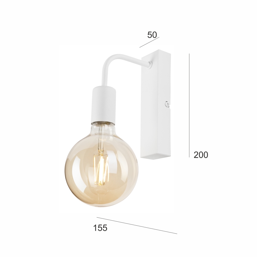 Wall light ASTRID 1xE27/60W/230V white