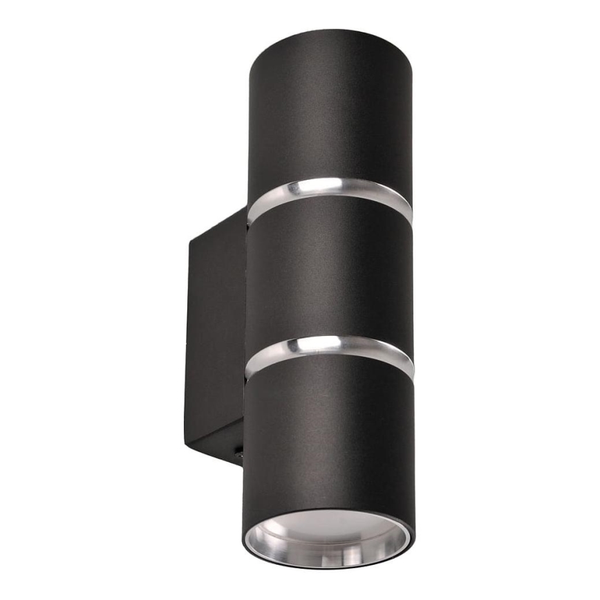 Wall light BAMBOO 2xGU10/10W/230V black