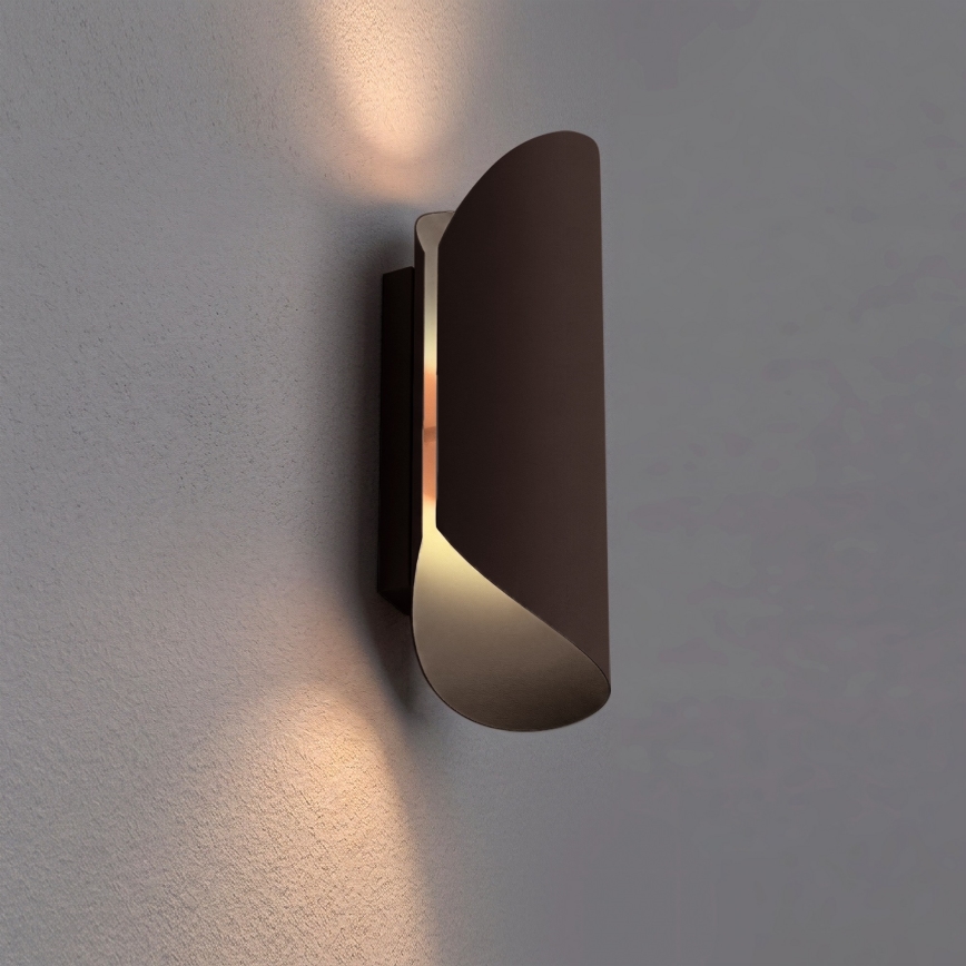 Wall light BARBOS 2xG9/8W/230V brown