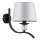 Wall light BARNI 1xE14/10W/230V black/silver