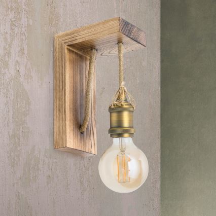 Wall light BASSENA 1xE27/60W/230V