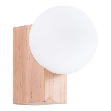 Wall light BULBO 1xG9/8W/230V beech/white