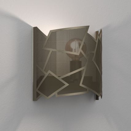 Wall light CAMO 1xE27/15W/230V gold