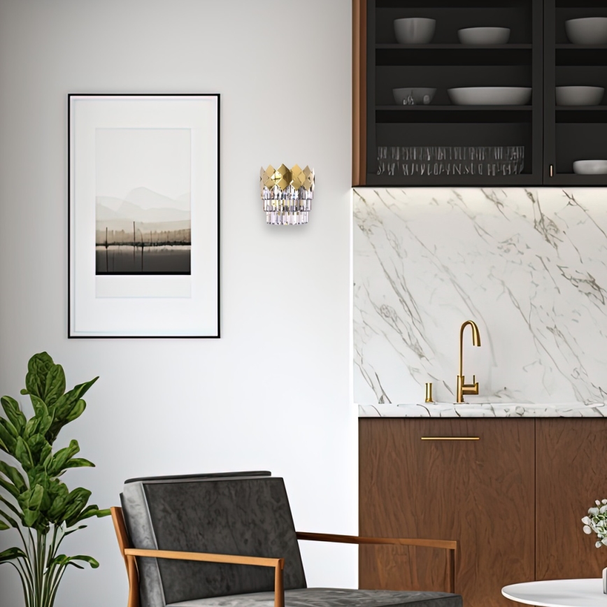 Wall light CARISMA 2xE14/40W/230V gold