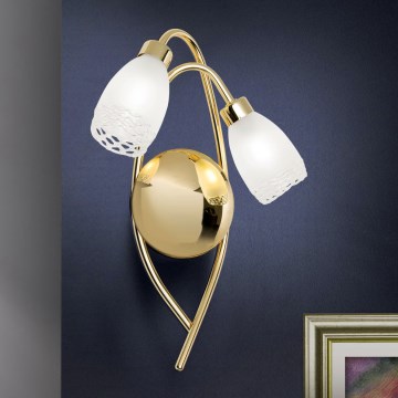 Wall light CARLA 2xG9/28W/230V gold