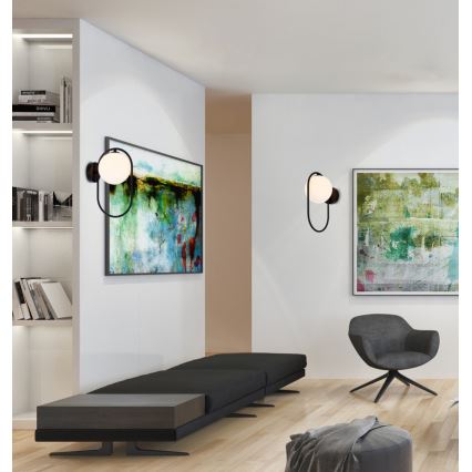 Wall light CORDEL 1xG9/28W/230V black